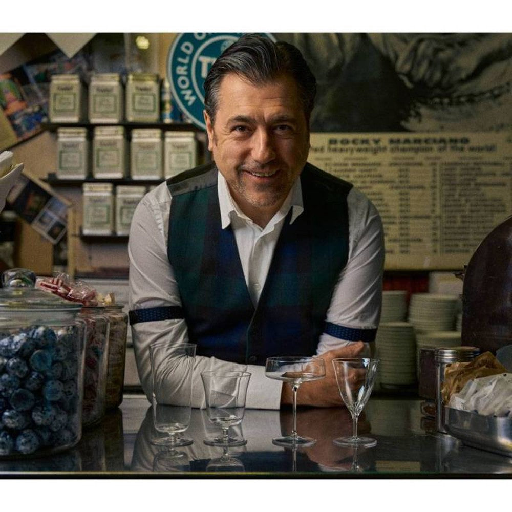 21.8 cl - Italesse Roxy Bar Punch Calice Cocktail Soffiato a Bocca In Vetro  - Set 6 Pz