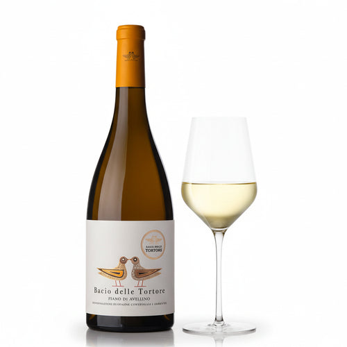 Passo delle Tortore Fiano di Avellino DOCG 2024 + Set of 6 Starlight White Wine Glasses 41 cl
