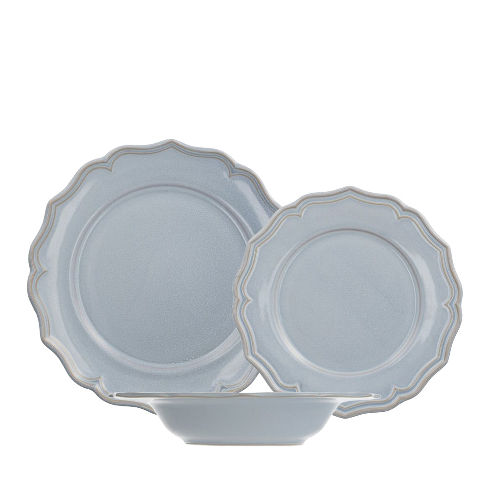 Sinfonia Dinnerware Set In Stoneware - Set 18 Pcs