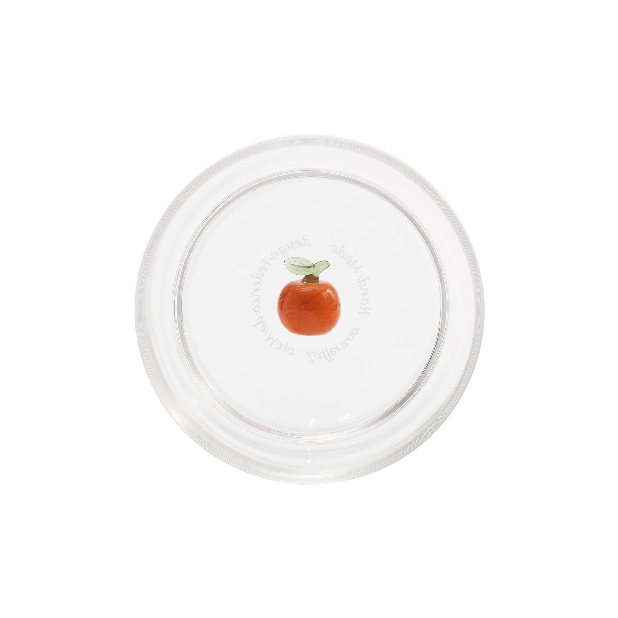 35 cl - Zafferano Teca Frutta Bicchiere Acqua In Vetro Set 6 Pz