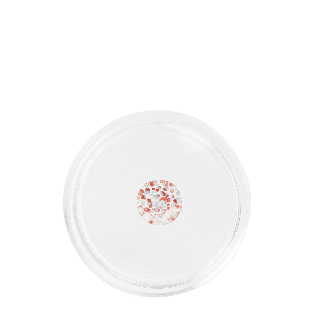 32.5 cl - Zafferano Teca Terrazzo Coppa Fatta a Mano In Vetro Borosilicato