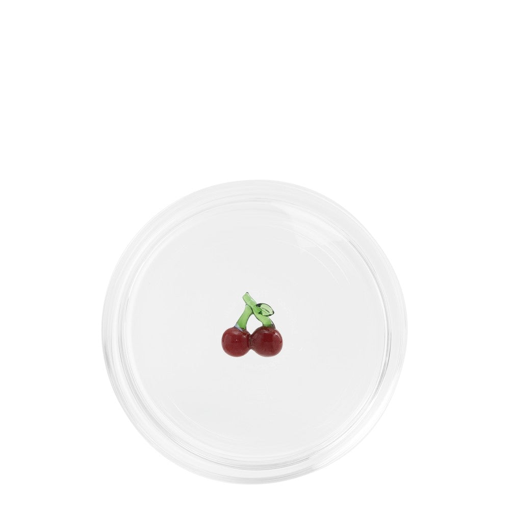 32.5 cl - Zafferano Teca Frutta Coppa Fatta a Mano In Vetro Borosilicato