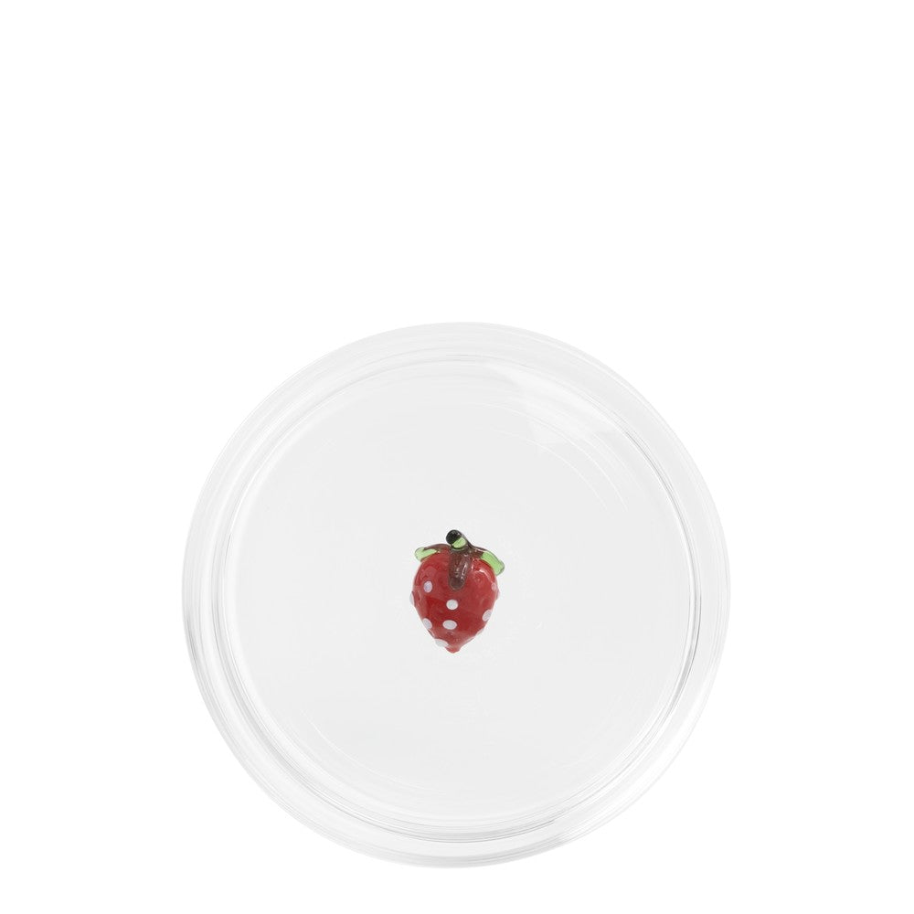 32.5 cl - Zafferano Teca Frutta Coppa Fatta a Mano In Vetro Borosilicato