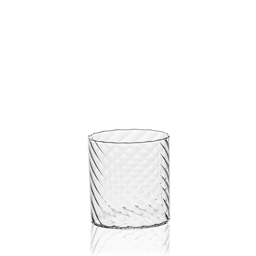 32 cl - Italesse Twist Bicchiere Cocktail Tumbler Soffiato a Bocca In Vetro Borosilicato  - Set 6 Pz