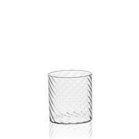 32 cl - Italesse Twist Bicchiere Cocktail Tumbler Soffiato a Bocca In Vetro Borosilicato  - Set 6 Pz