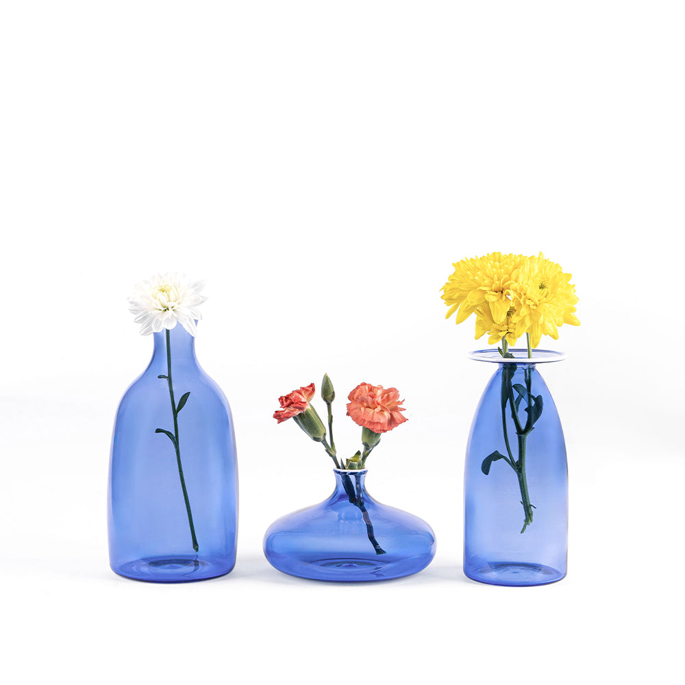 15 cm - Un Fiore Vase à fleurs en verre borosilicaté