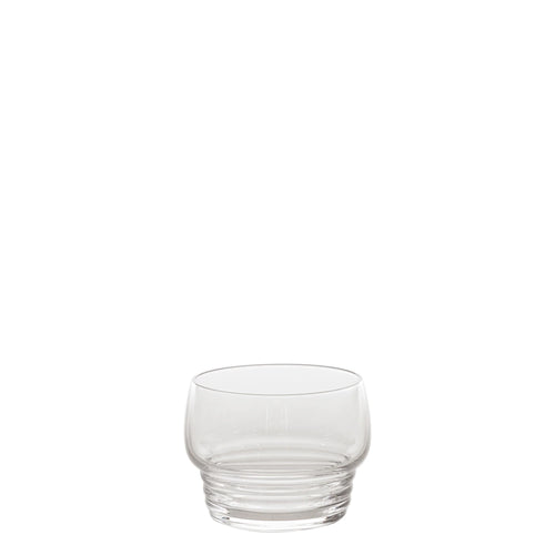 26 cl - Zafferano Righe Bicchiere Acqua In Vetro - Set 4 Pz