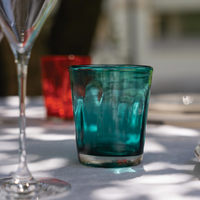 32 cl - Bei Bicchiere Acqua in Vetro Soffiato - Set 6 Pezzi