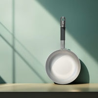 Agnelli Alluminio 3mm Professionale Casseruola Alta Con 2 Maniglie Inox