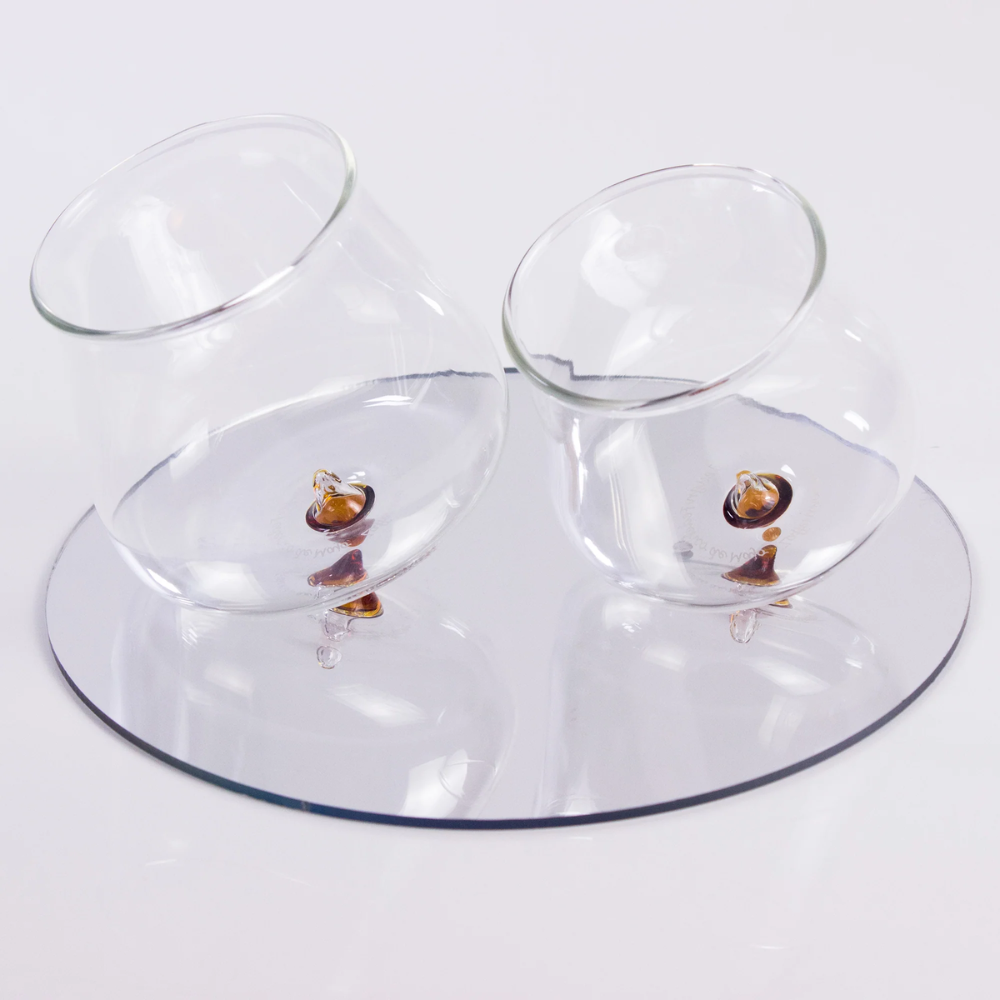 40 cl - Pirolo Verres À Eau Punta en Verre Borosilicate - Ensemble 6 Pcs