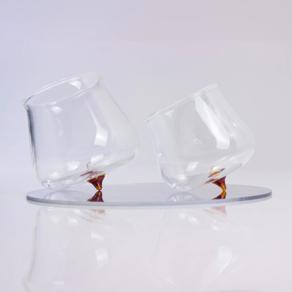 40 cl - Pirolo Verres À Eau Punta en Verre Borosilicate - Ensemble 6 Pcs
