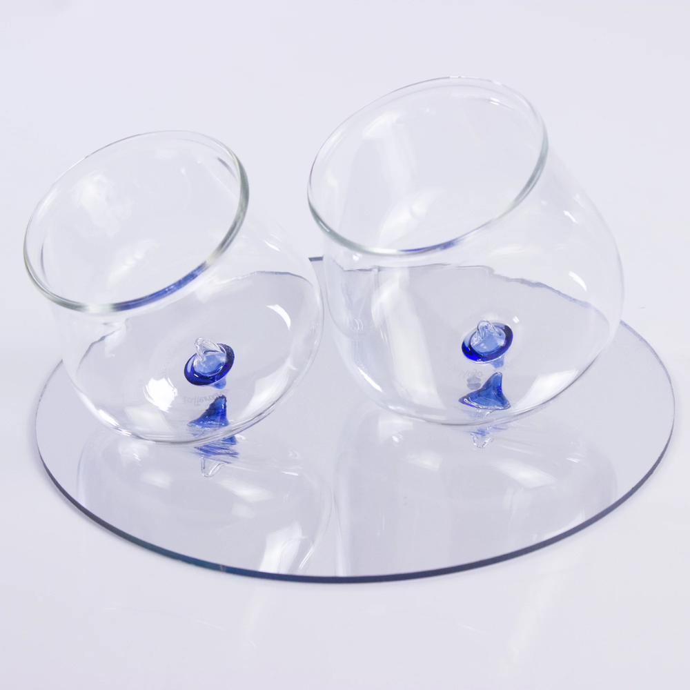40 cl - Pirolo Verres À Eau Punta en Verre Borosilicate - Ensemble 6 Pcs