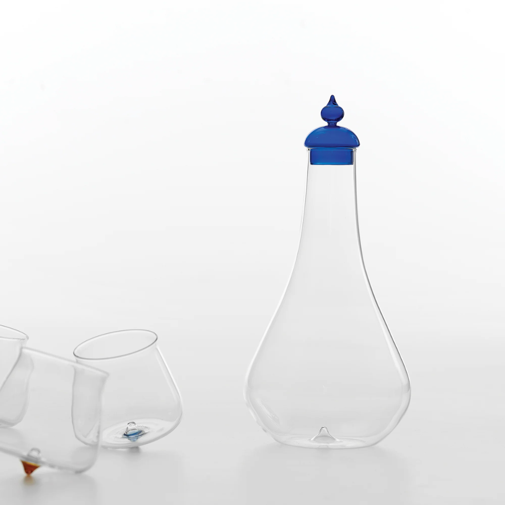40 cl - Pirolo Verres À Eau Punta en Verre Borosilicate - Ensemble 6 Pcs