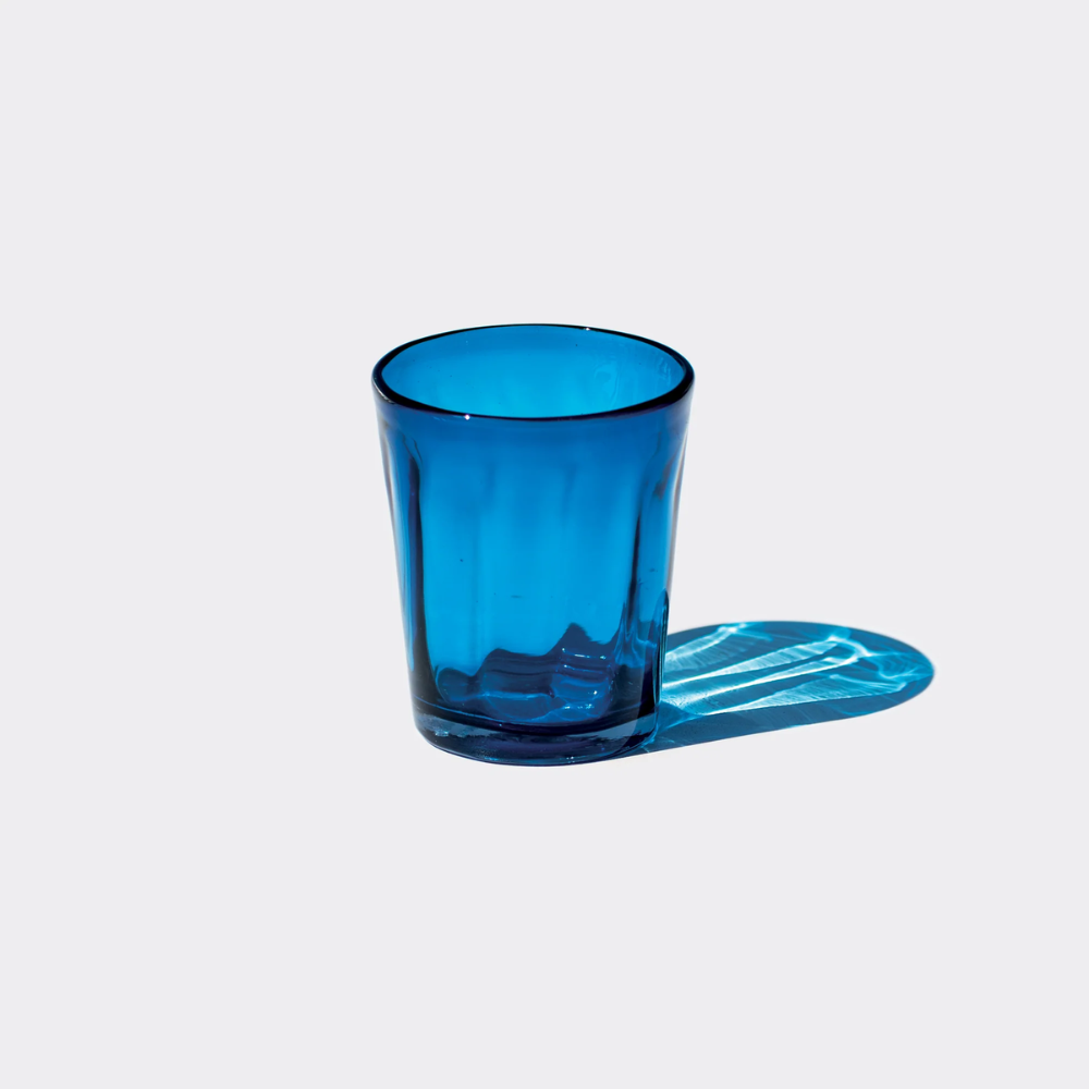 32 cl - Bei Bicchiere Acqua in Vetro Soffiato - Set 6 Pezzi