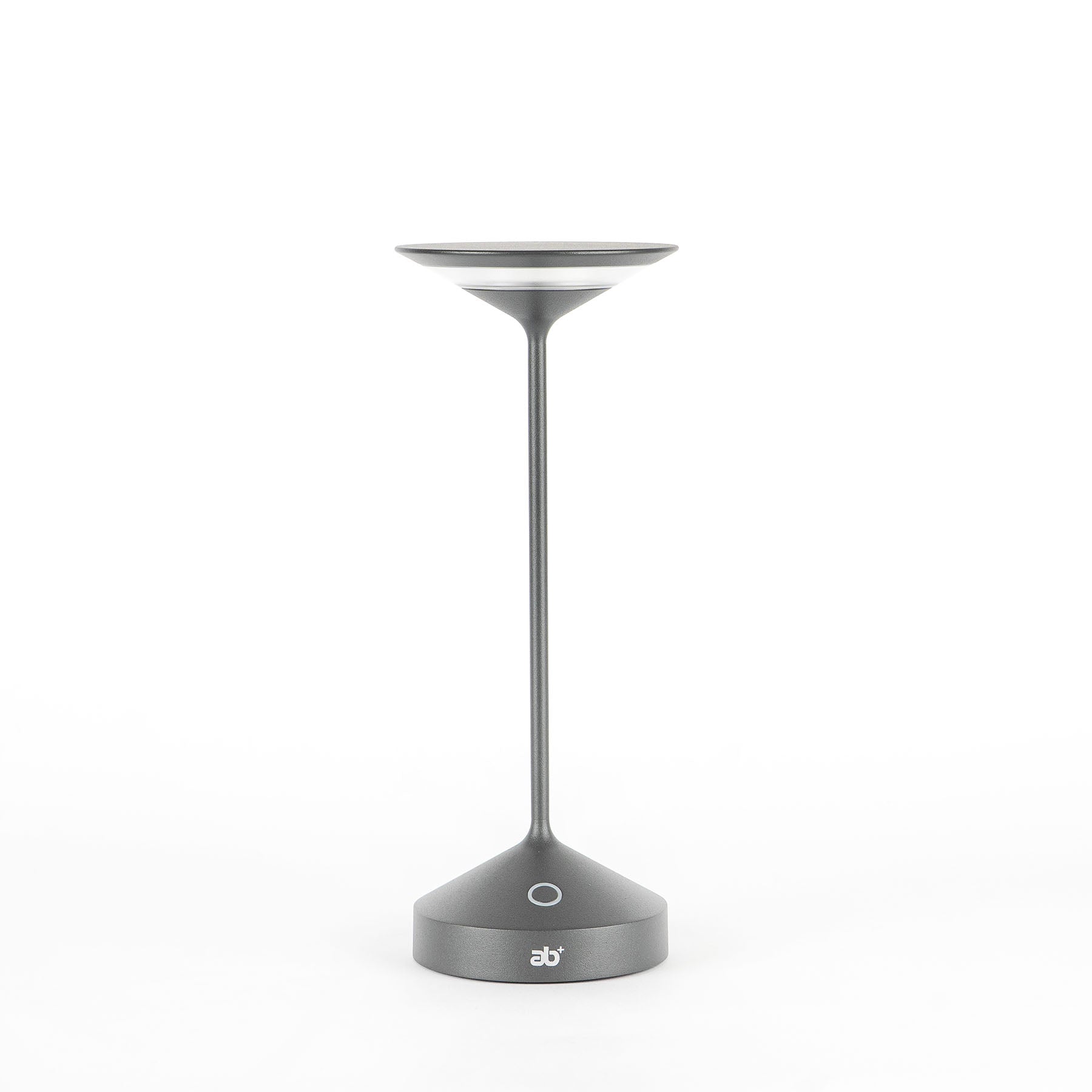 28 cm - Tempo Lámpara De Mesa Recargable En Aluminio