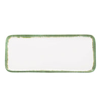 26.5x11.5 cm - Petit Handmade Rectangular Tray in Ceramic - Set 2 Pcs