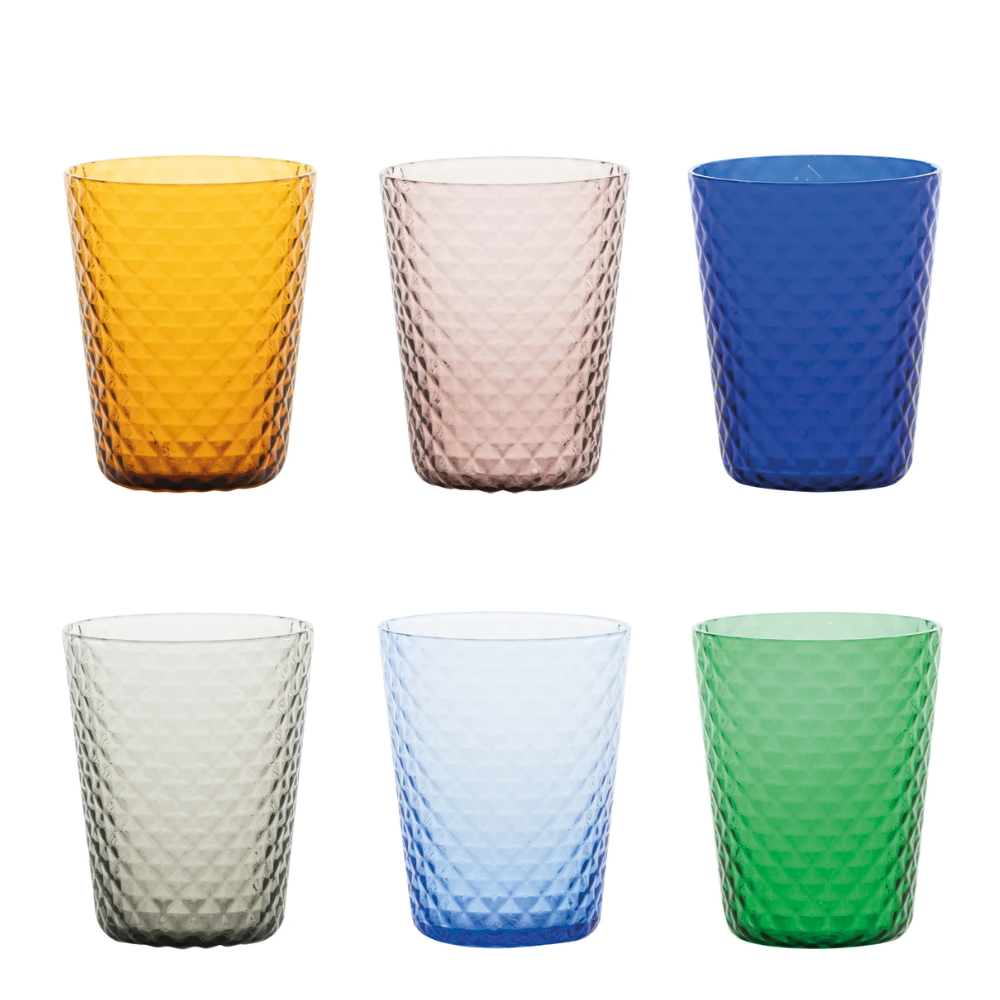 33 cl - Isolano Verre À Eau en Verre - Ensemble 6 Pcs