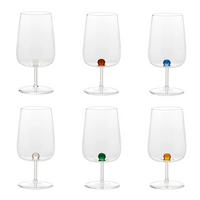 38 cl - Bilia Weinglas Mehrzweck Bilia Bunt aus Borosilikatglas - Set 6 Stück