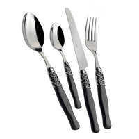 Selene Besteckservice Chromring Edelstahl - Set 24 Stk