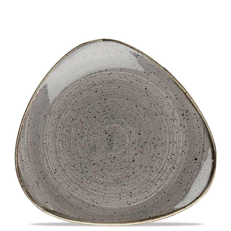 Stonecast Juego de Platos Triangular En Porcelana Vitreada - Set 12 Pz