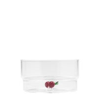 32.5 cl - Teca Frutta Coupe Faite Main en Verre Borosilicaté