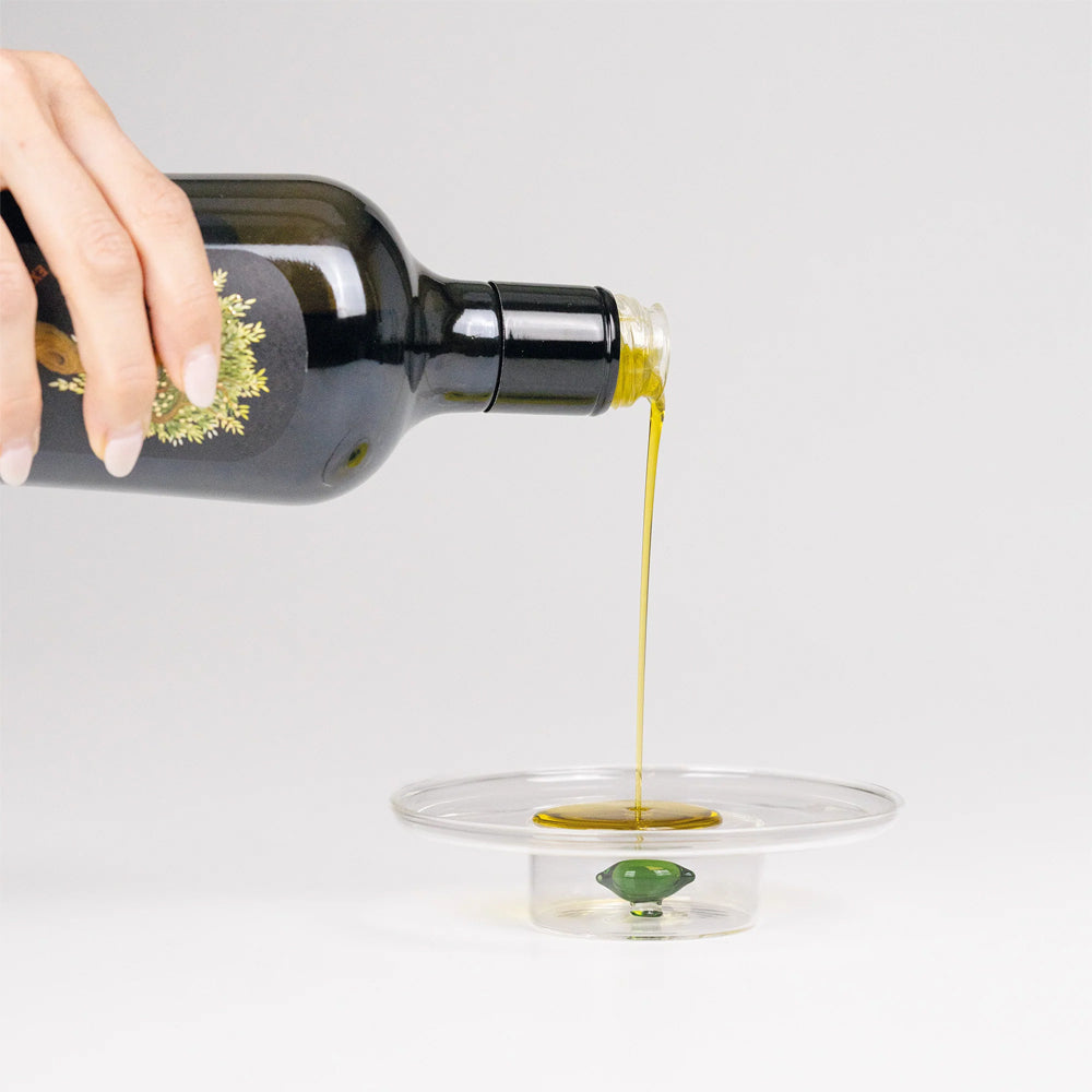 12 cm - Teca Tasting Handmade Tasting Stand in Borosilicate Glass