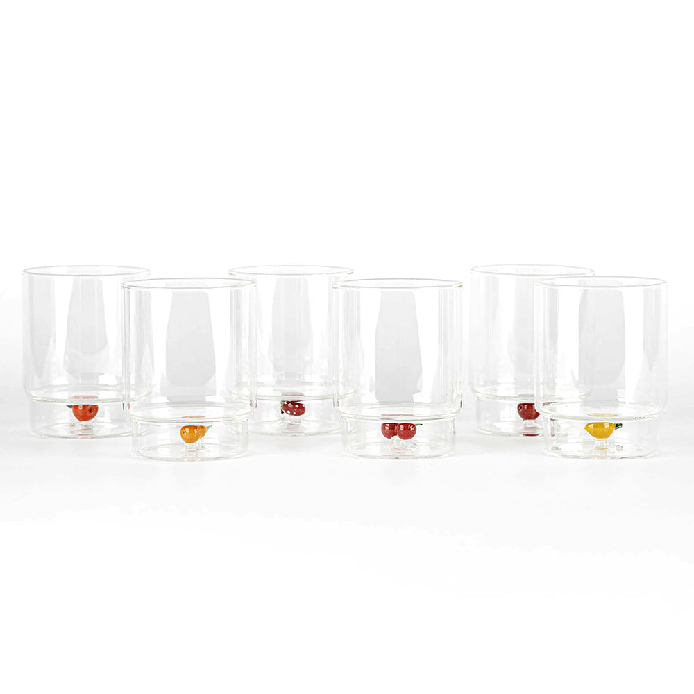 35 cl - Teca Frutta Glas Wasserglas Set 6 stk