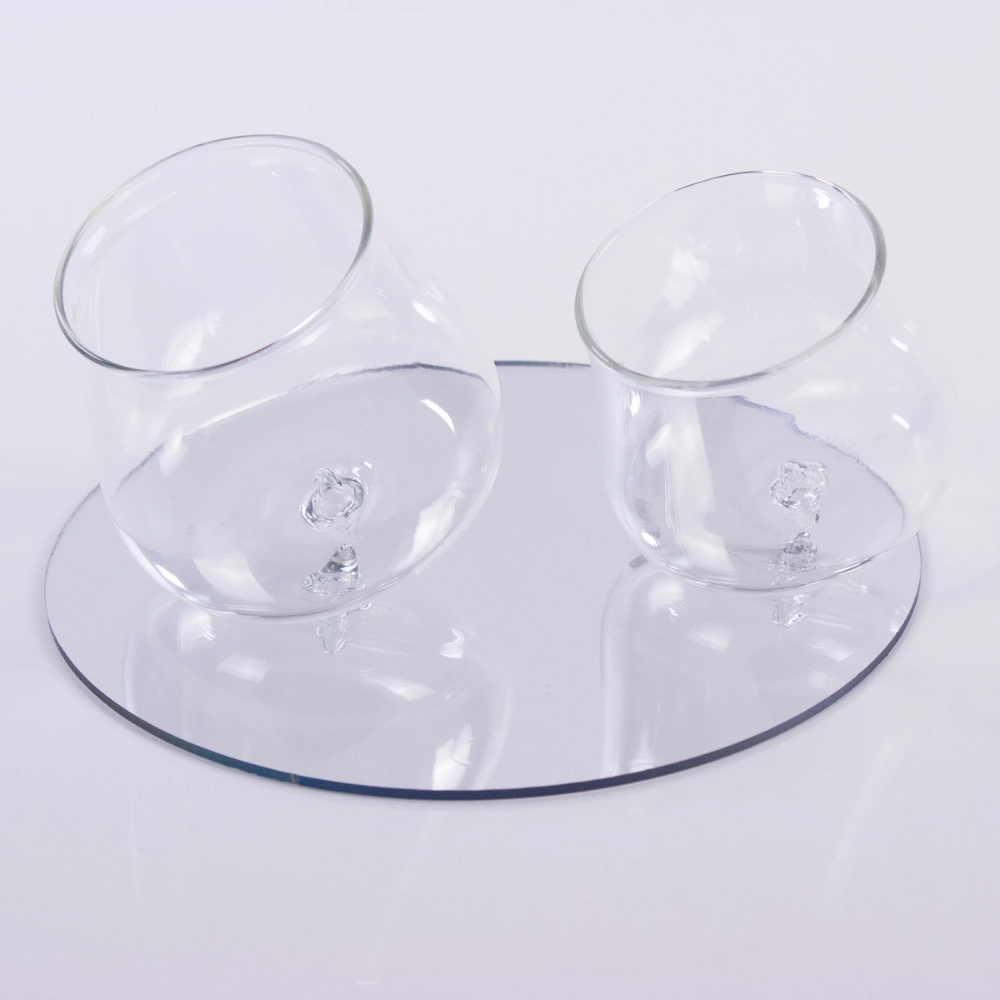 40 cl - Pirolo Verres À Eau Punta en Verre Borosilicate - Ensemble 6 Pcs