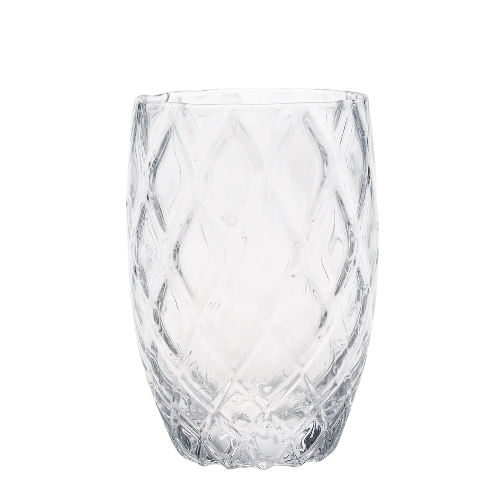 38 cl - Losanghe Wasserglas Blasen - Set 6 Stück