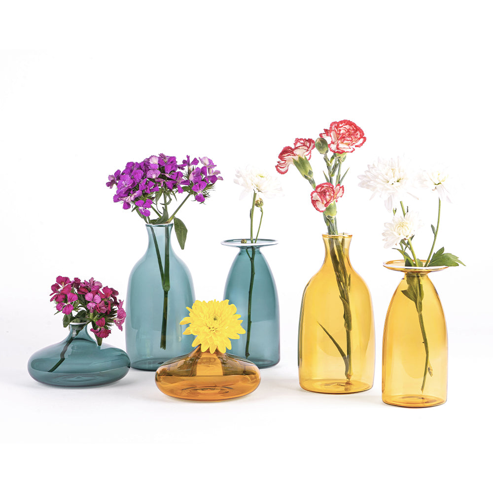 24 cm - Un Fiore Vase à fleurs en verre borosilicaté
