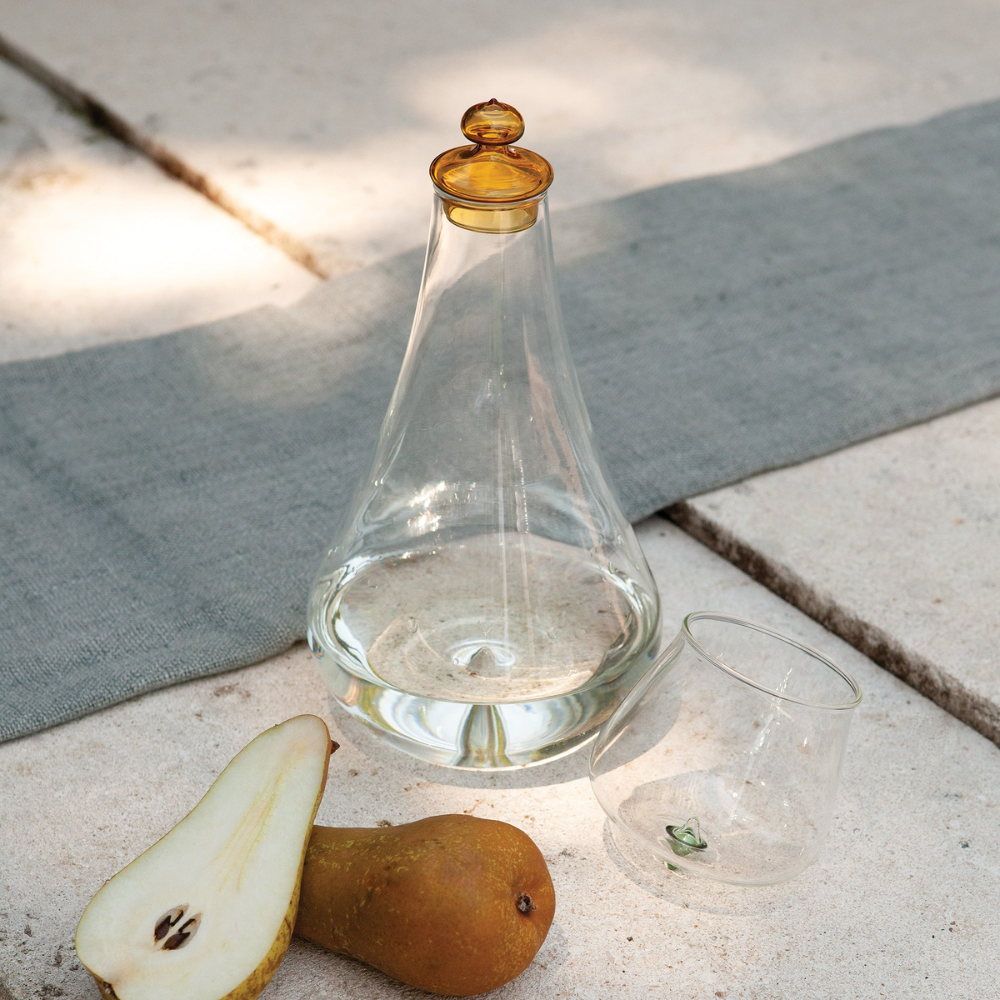 40 cl - Pirolo Verres À Eau Punta en Verre Borosilicate - Ensemble 6 Pcs