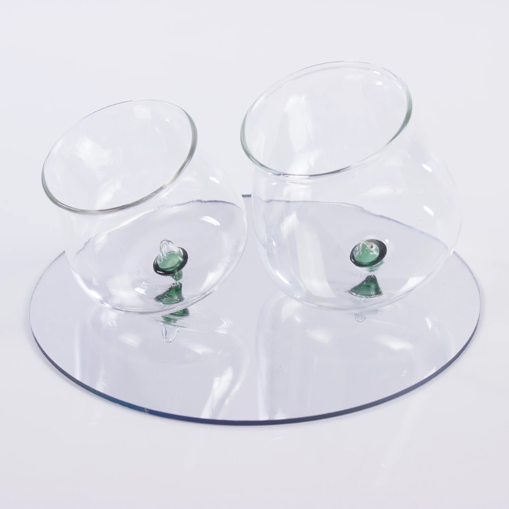 40 cl - Pirolo Verres À Eau Punta en Verre Borosilicate - Ensemble 6 Pcs
