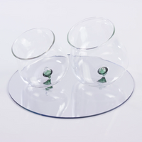 40 cl - Pirolo Verres À Eau Punta en Verre Borosilicate - Ensemble 6 Pcs