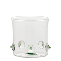 38 cl - Patèa Colorful Dotted Water Glasses in Borosilicate Glass - Set of 6 Pieces